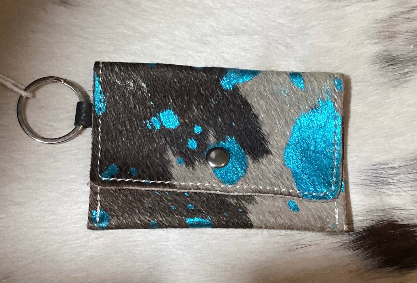 blue acid card holder