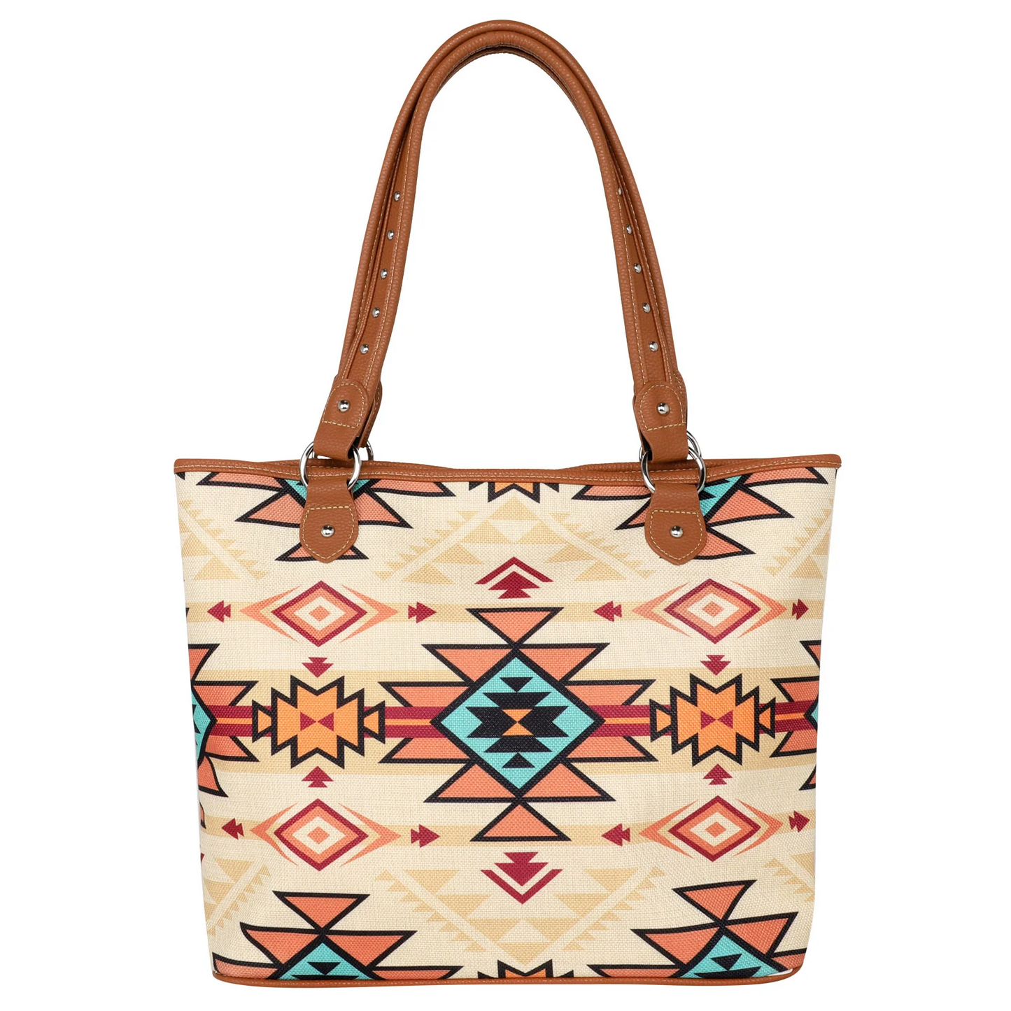 Montana West Aztec Canvas Tote Bag